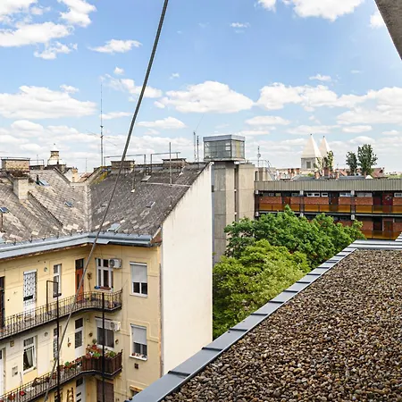 Modern New 2 Bedrooms 8th Floor * Budapest